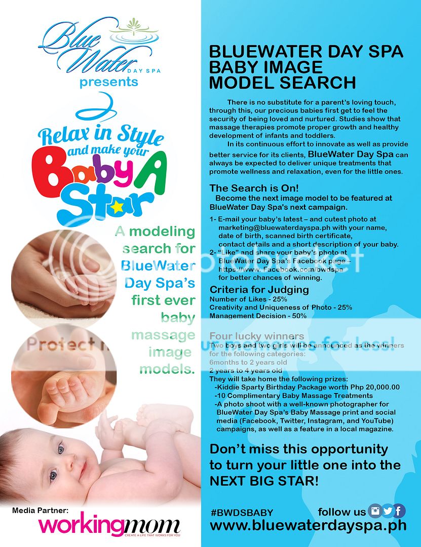 BlueWater Day Spa Baby Image Model Search Mommy Pehpot